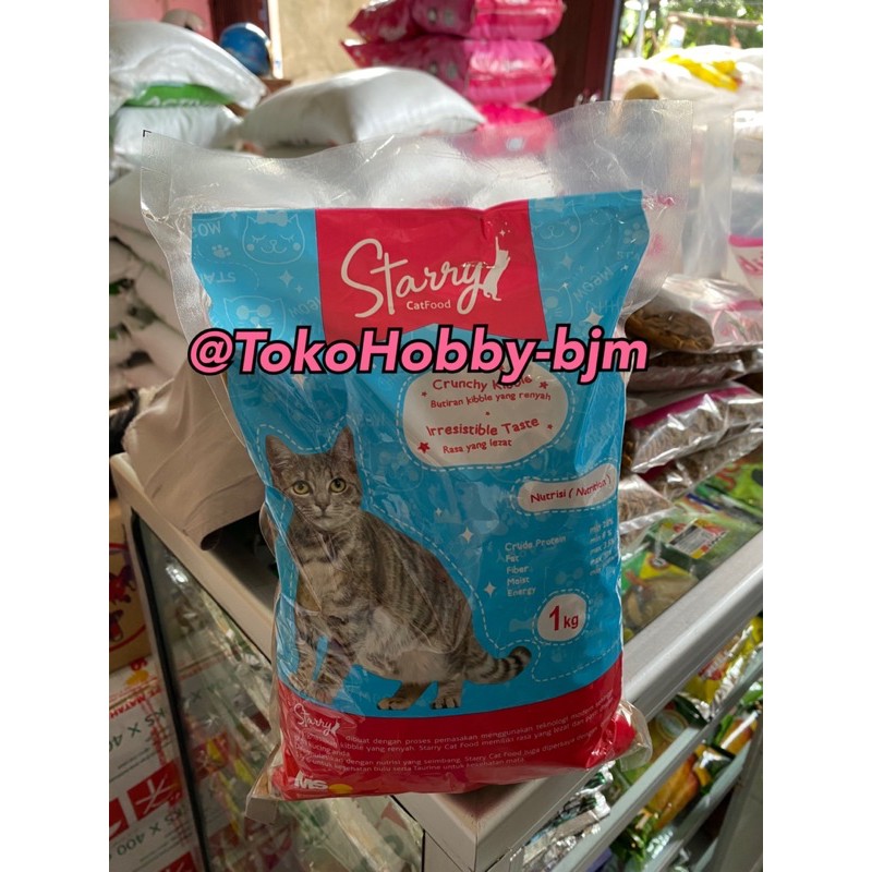 Lightning catfood / starry cat food 800gr pakan makanan kucing