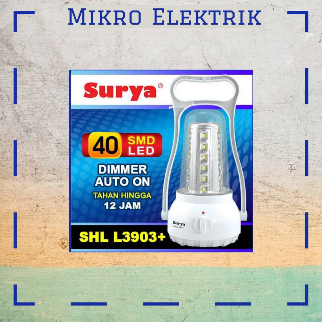 Lampu Emergency Surya SHL 3903+