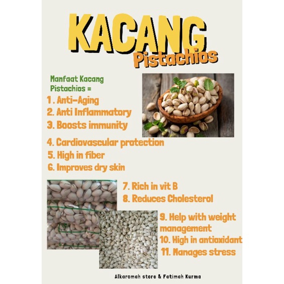

KACANG PISTACHIOS 1KG