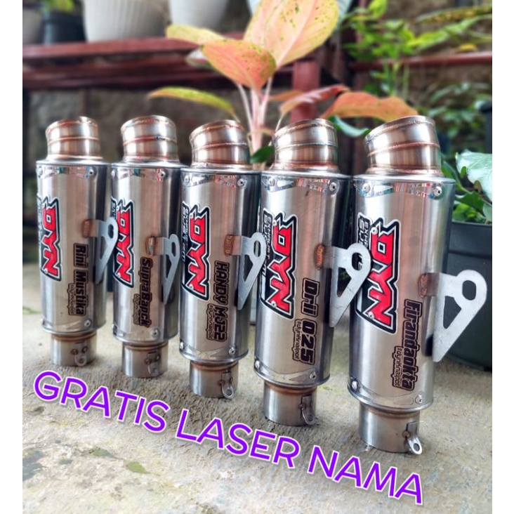 Slincer Knalpot Drag - Slincer Only - DYN Exhaust System Original-2