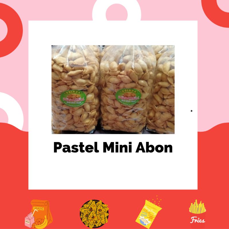 

Pastel Mini Isi Abon - Pastel Mini Abon - Snack Jajan Kiloan