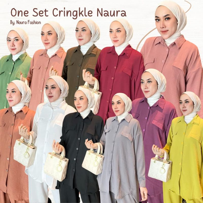 ONE SET CRINGKLE NAURA