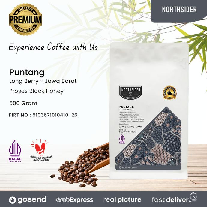 

<<<<<] BIJI KOPI ARABIKA PUNTANG LONG BERRY BLACK HONEY 500GR NORTHSIDER