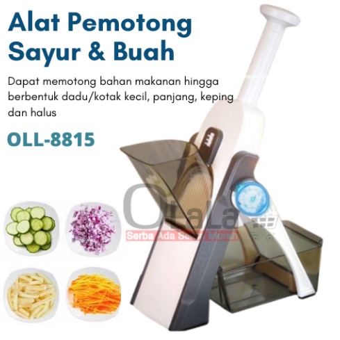 ( FS ) Pemotong Sayur Multifungsi Serbaguna Multifunctional Vegetable Cutter OLL-8815