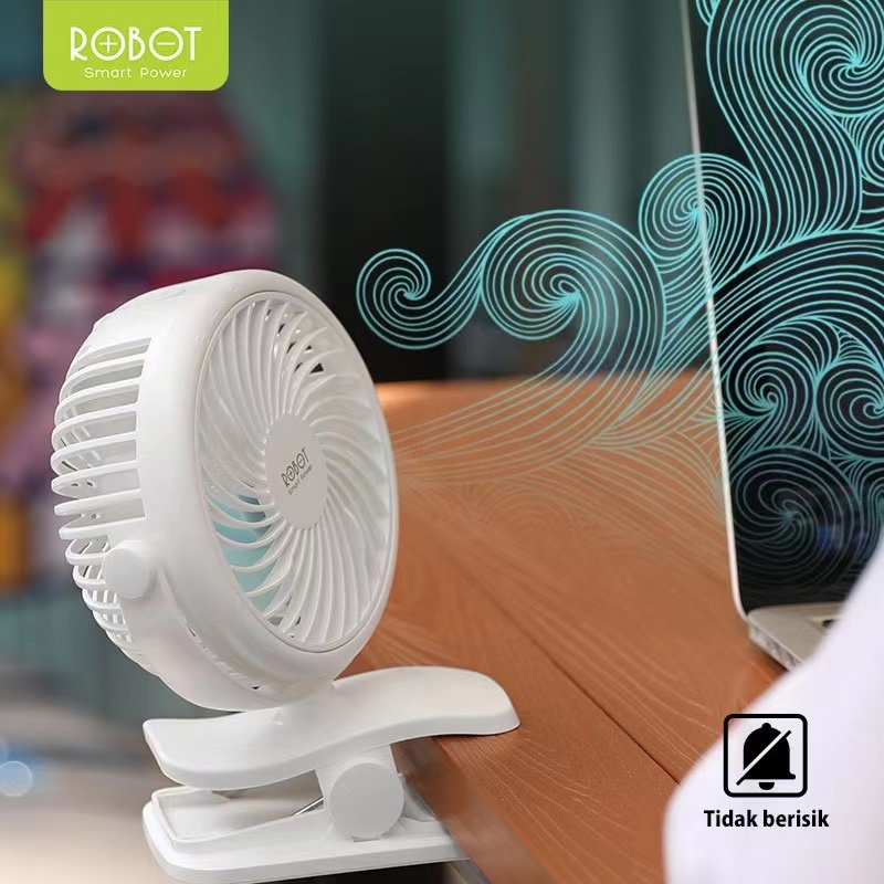 ROBOT RT-BF10 Portable Mini Fan Portable Kipas Angin Mini 2000mAh Garansi Resmi 1 Tahun