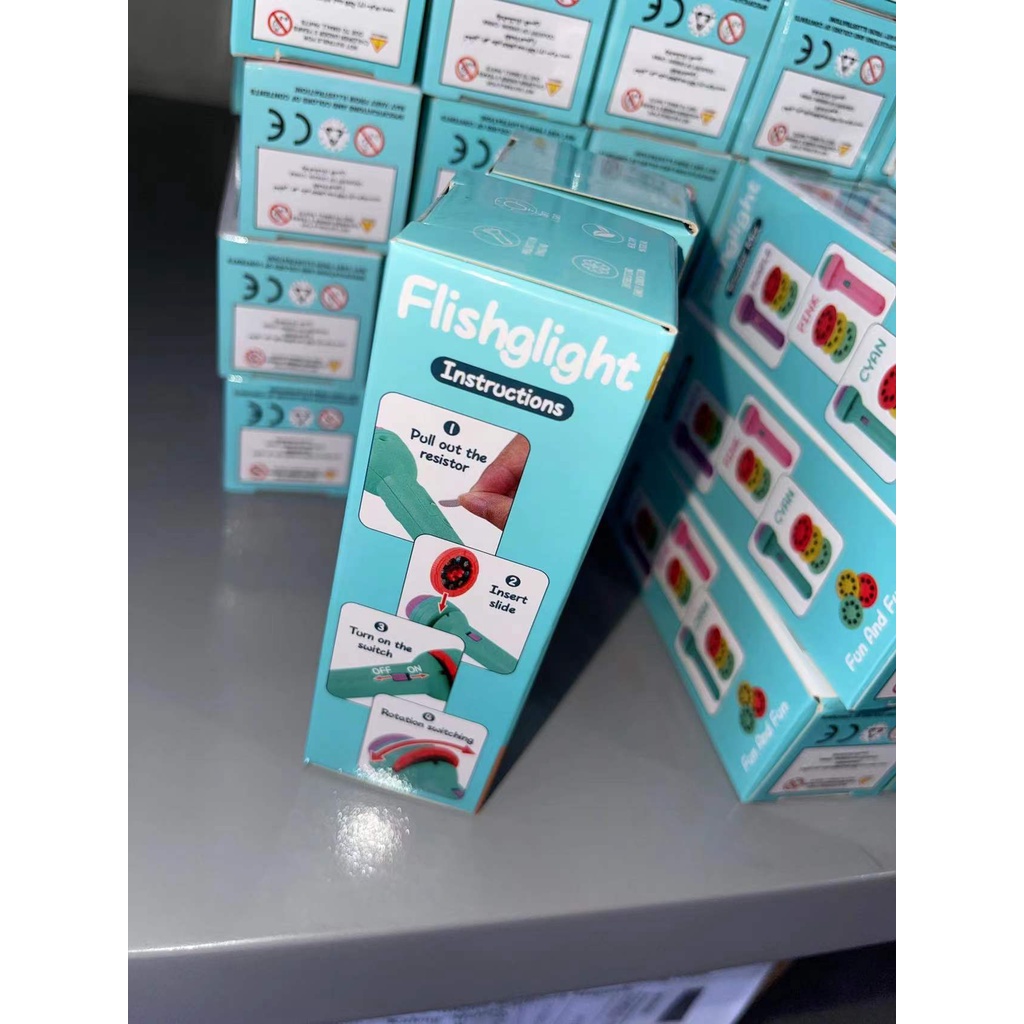 MOMMYCARE Mainan Anak Senter Proyektor / Fun Flashlight / Mainan Proyektor Gambar / Mainan Edukasi-3