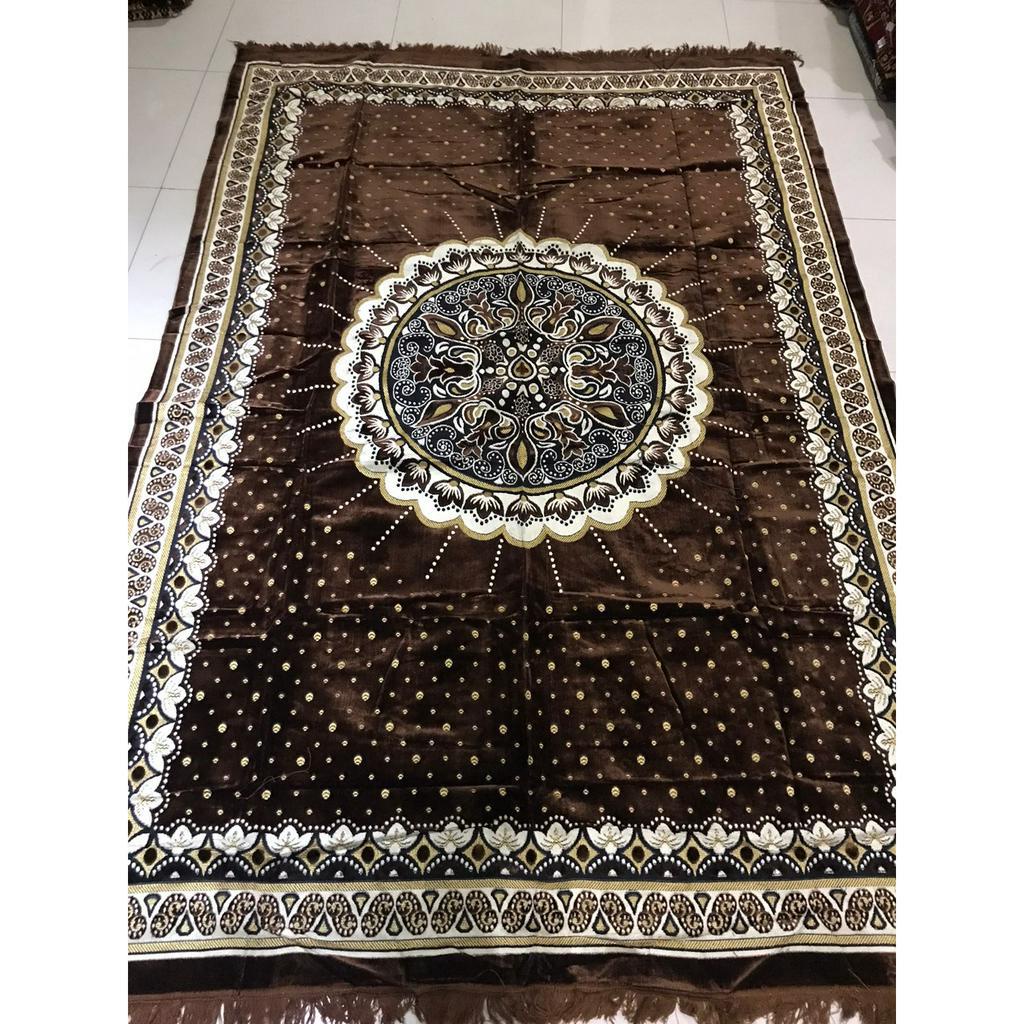 Karpet Carpet Permadani Hambal Alas Lantai Lipat Beludru Turkey Turki Jumbo 200 cm x 300 cm - 2