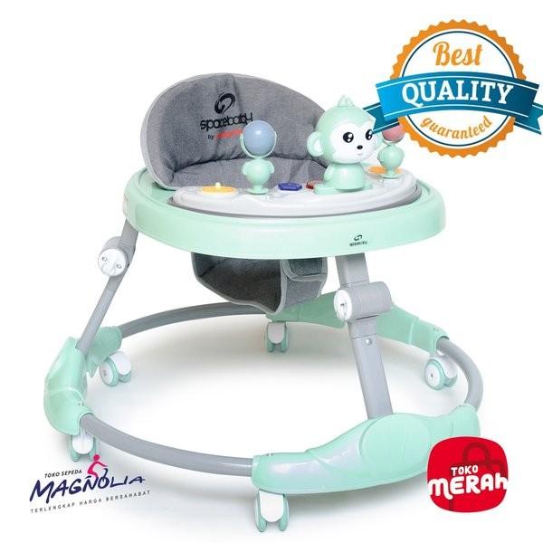 Baby Walker Apolo Spacebaby Roda Bayi Belajar Jalan Anak Lucu