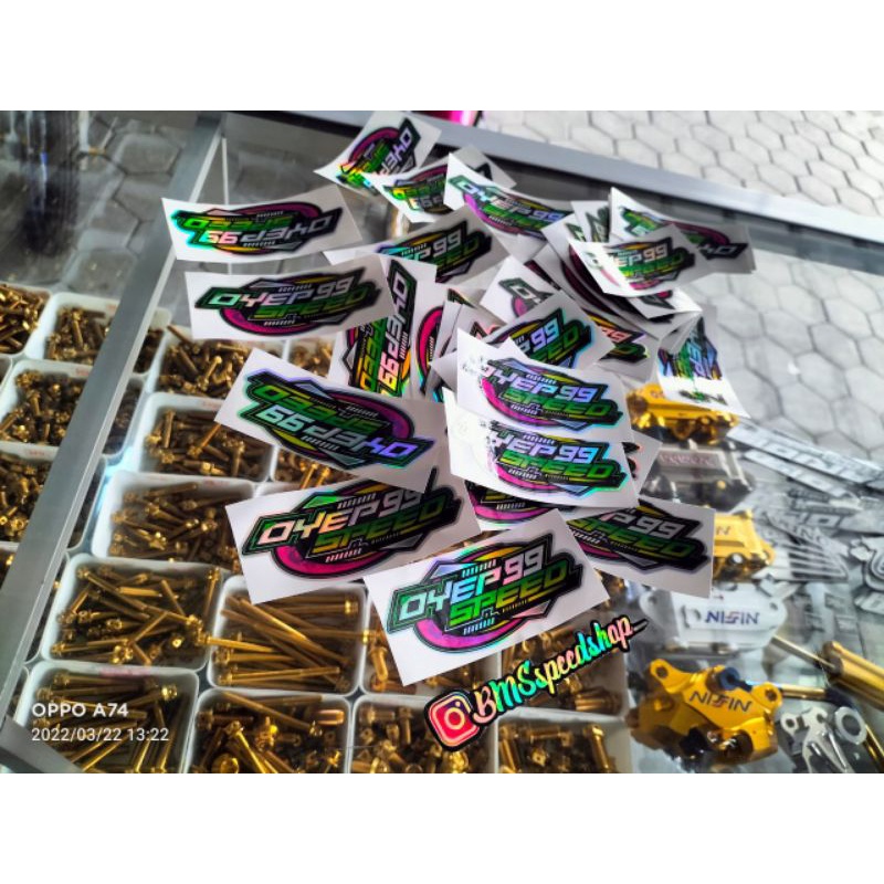 stiker hologram OYEP99 SPEED