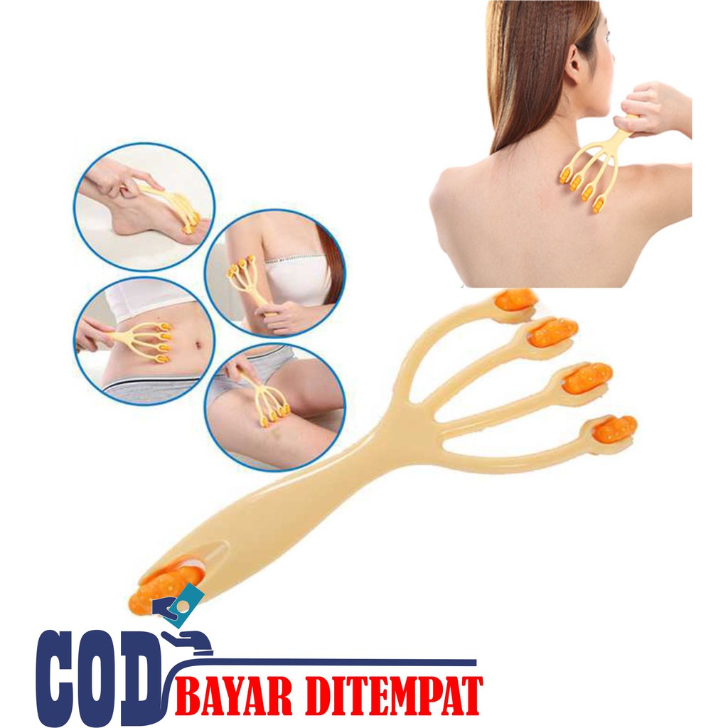 Roller pijat , alat pijat badan dengan empat cakar / Roller Pijat Empat Cakar