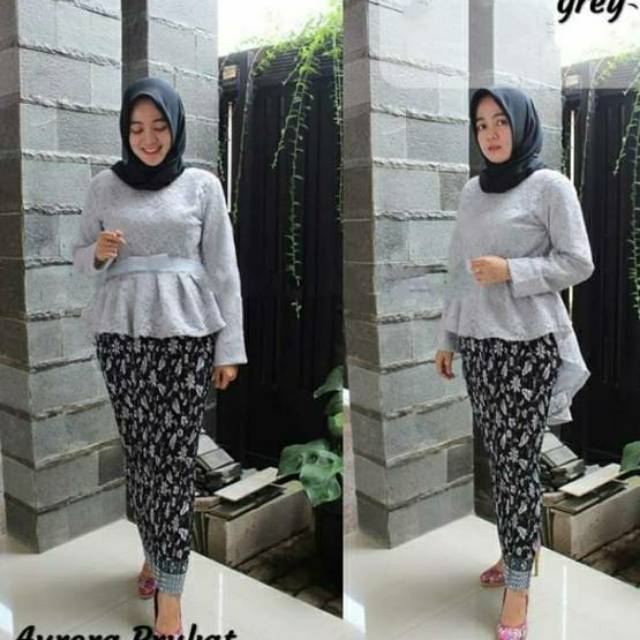 COD REALPICT KEBAYA AURORA PENGUIN KEBAYA MODERN WISUDA Bridesmaids seragaman kebaya-1