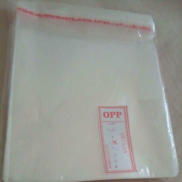 Plastik Opp 12x12 Cm 100 Pcs