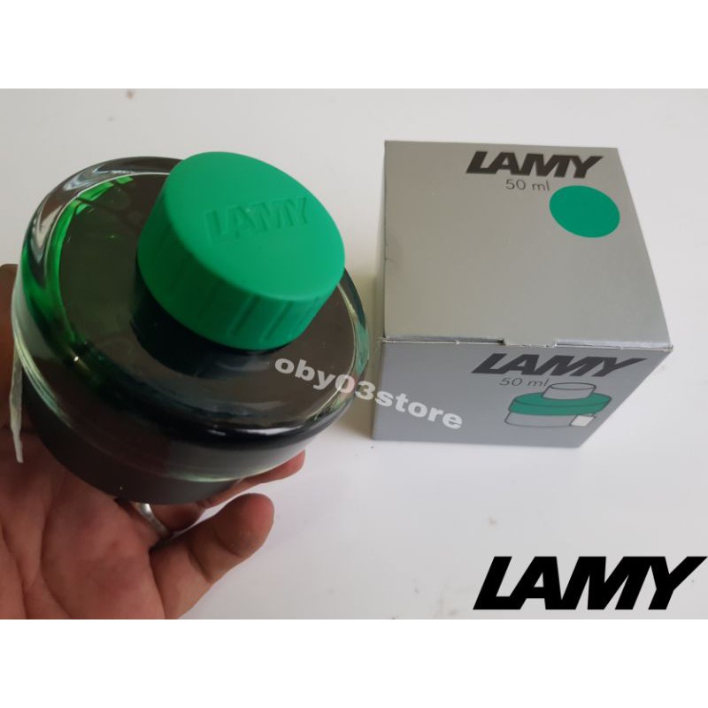 

ORIGINAL LAMY INK GREEN. TINTA BOTOL 50 ML.PENA.PULPEN TINTA ISI ULANG.