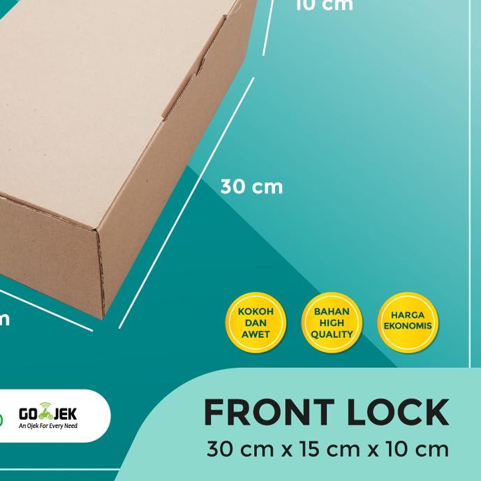 

(10pcs) Kardus 30x15x10 cm....Die Cut kotak aksesoris-dll model box pizza