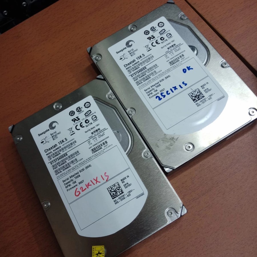 Hardisk Pc Buill up/hdd Sas 80gb rpm 15000 3,5 khusus buat server dell IBM Murah meriah bergaransi