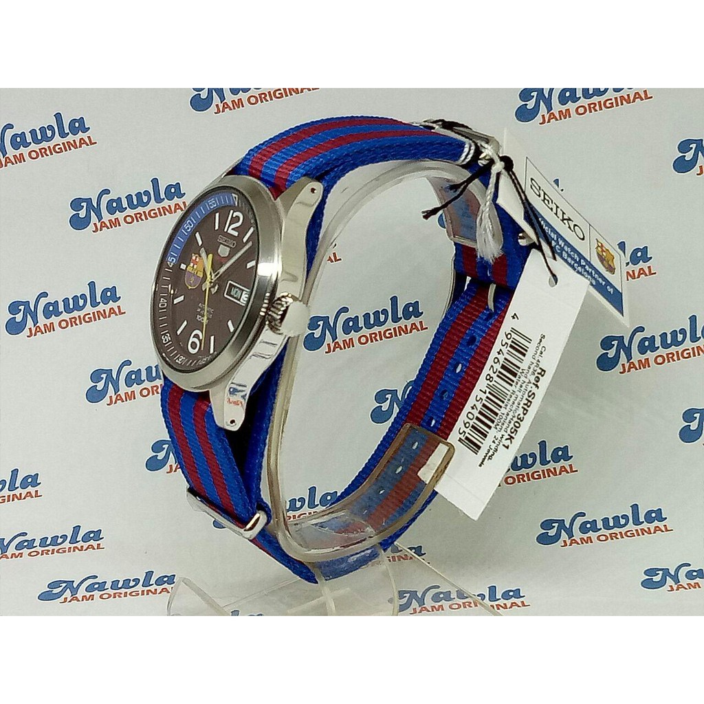 Seiko 5 Sports SRP305K1 Automatic FC Barca - Jam Tangan Pria SRP305