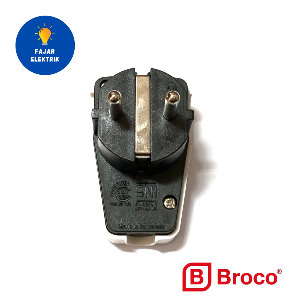 BROCO STEKER SAKLAR DAN LAMPU PUTIH