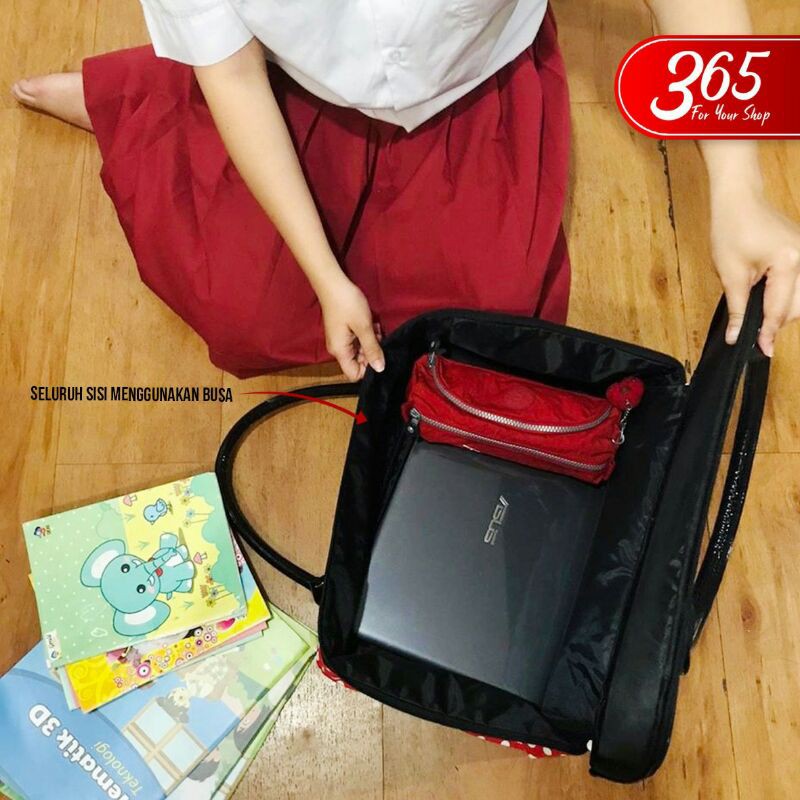 365 TAS BAG KOPER TRAVEL BAG 1411 KANVAS KOKOH PERSEGI BAHAN PREMIUM WARNA MENARIK