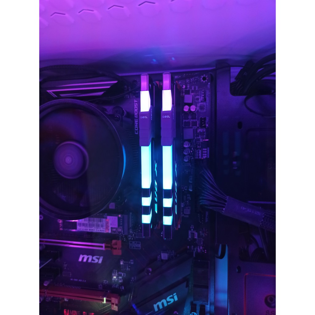 GEIL DDR4 EVO X II RGB LED PC25600 16GB (2x8GB) Gray / RAM DDR4 16GB