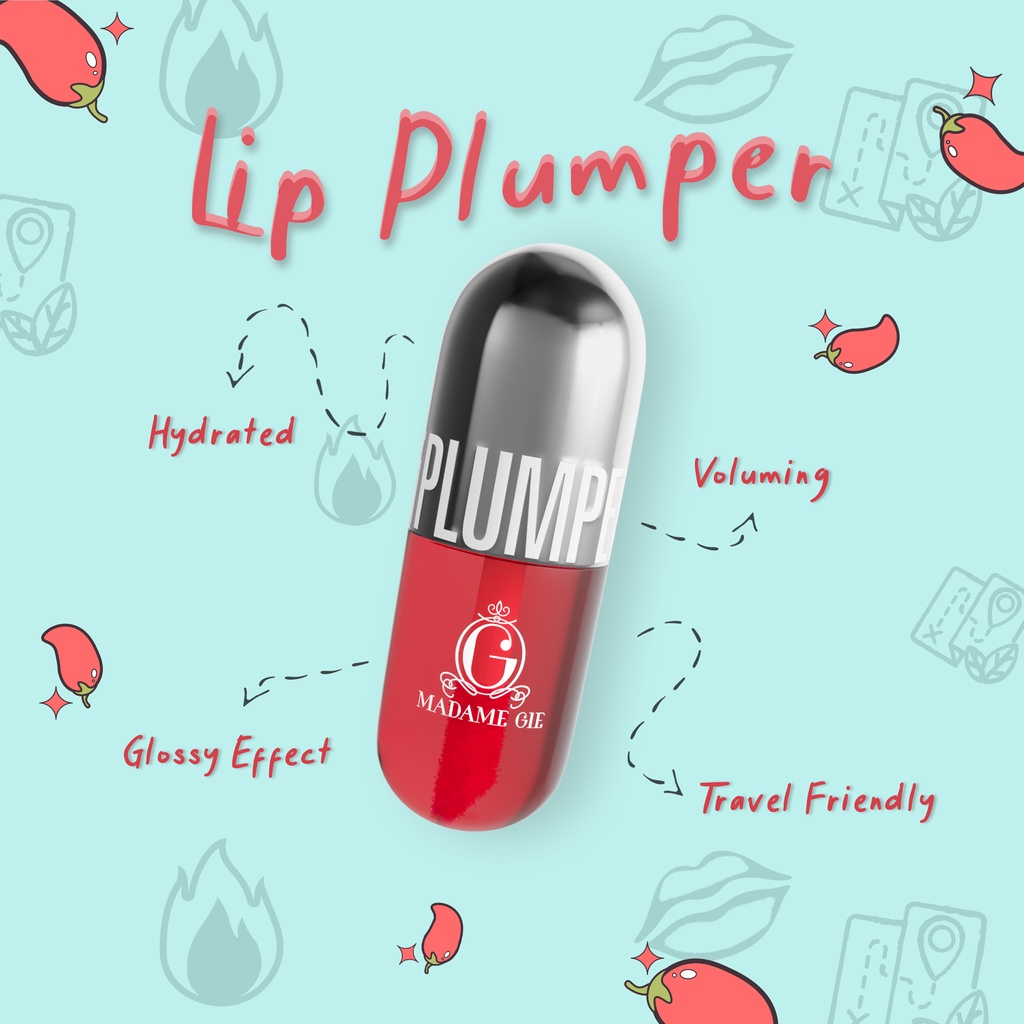 Madame Gie #LiPlumper - Makeup Lipill Plumper Lipstick