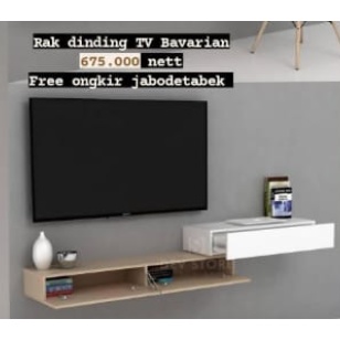 Rak dinding Tv bavarian