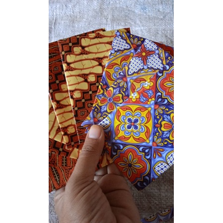 

amplop lebaran motif batik 10biji