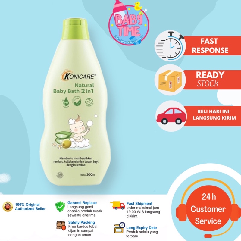 Konicare Natural Baby Bath 2 in 1 200 ml