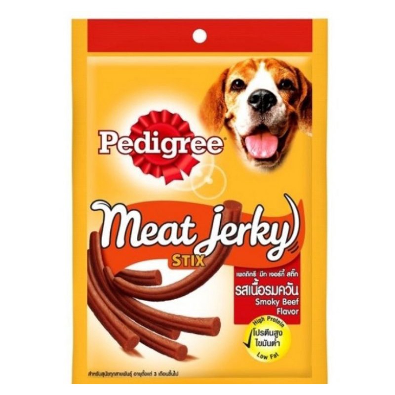 Prdigree meat jarky stix 60gram meat jarky smoky beef (stix)