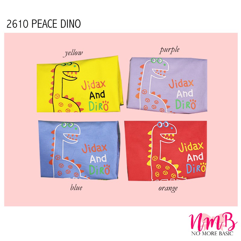 Kids Sweater 2610 Peace Dino -  Baju Lengan Panjang Anak