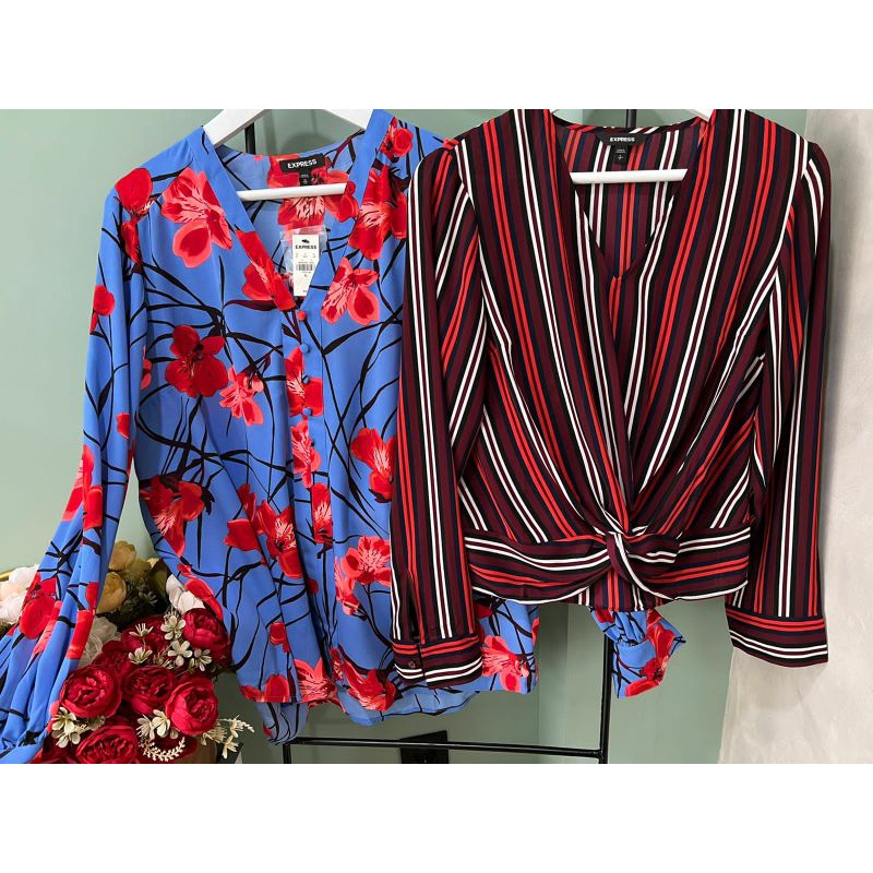 Exp** longsleveed blouse