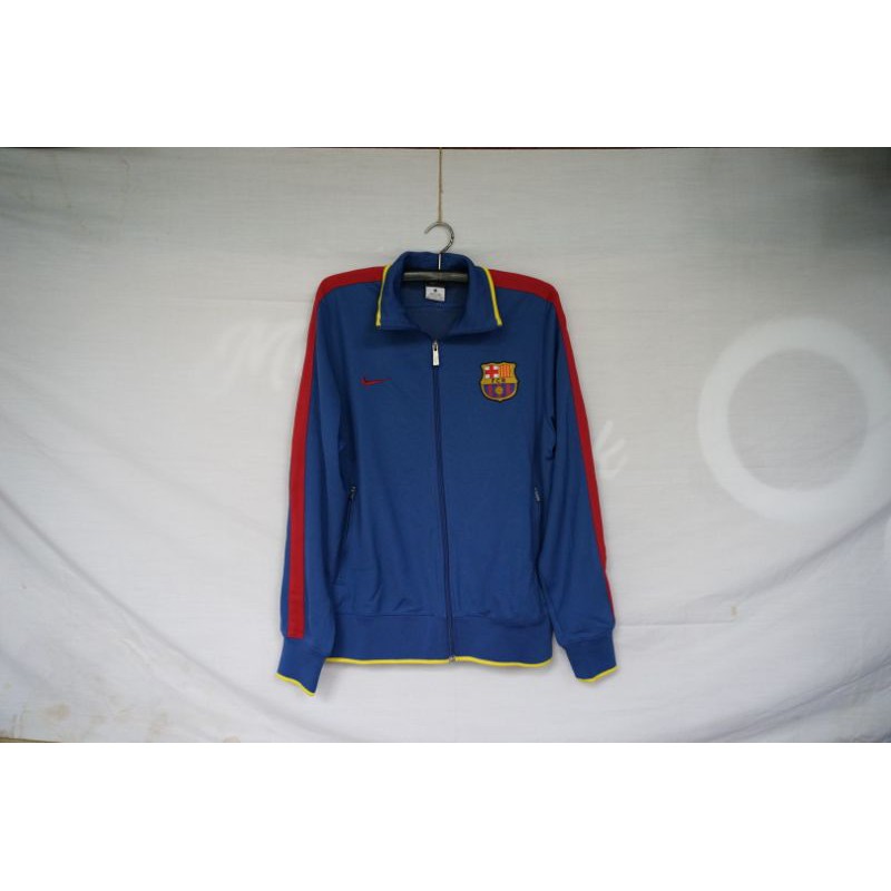 jaket tracktop nike barcelona authentic N98 original (Second) size XL