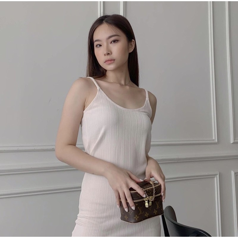 GISELLE MIDI KNIT DRESS SEXY KOREA - KADO ULTAH CEWEK