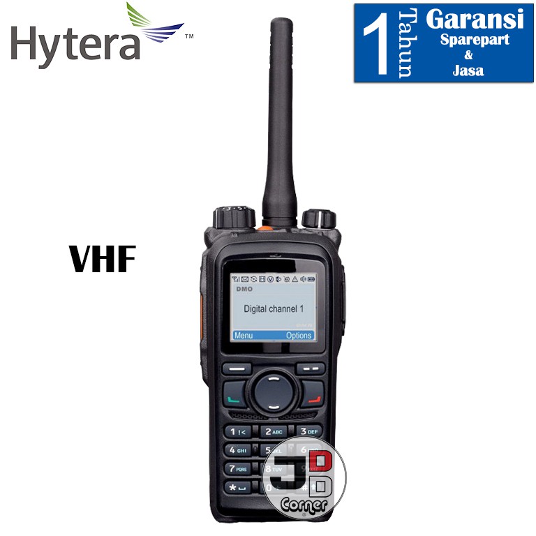 HT Hytera PD788G VHF Digital Analog GPS ORIGINAL Baru Garansi 1 Tahun PD788 PD 788