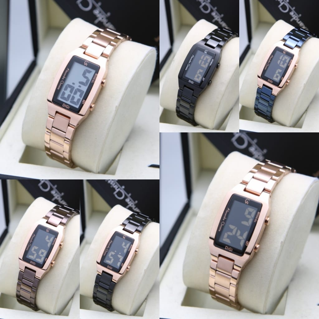 ALEXANDRE CHRISTIE 9345 AC9345LHB DIGITAL JAM WANITA ORIGINAL ORI
