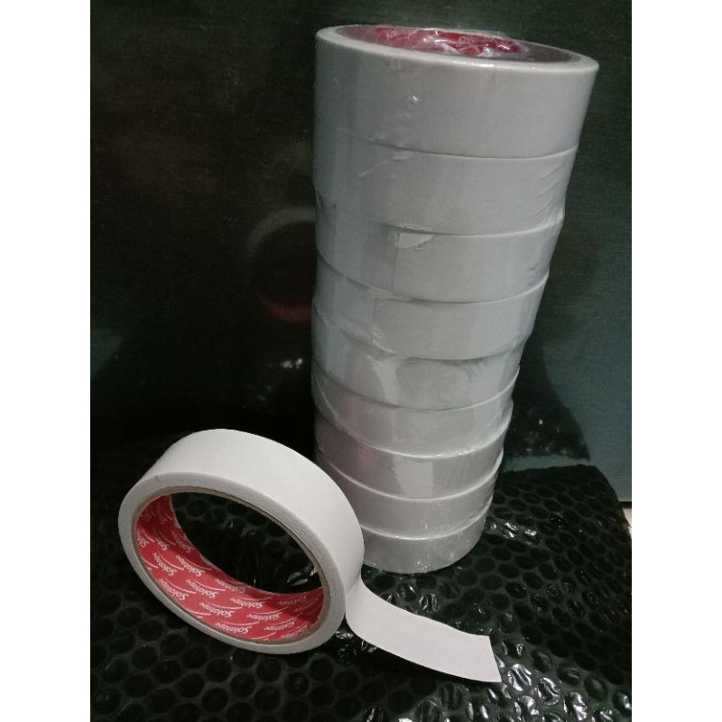 dabel tape kertas 1 inc 24 mm / 10 yrds Giant tape