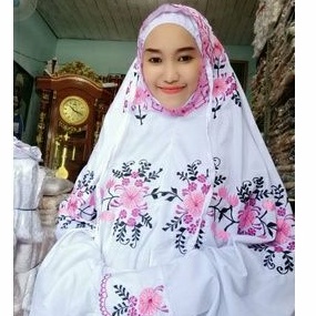 MUKENA POLINO BORDIR CIPUT JUMBO DEWASA / MUKENA LAJURAN / MUKENA TERUSAN / MUKENA POLINO GRADE AAA BAGUS BORDIR TEBAL PLUS INNER TINGGAL PAKAI / MUKENA PESANTREN GROSIR ECER TERMURAH TERBARU KEKINIAN BEST SELLER BISA COD REAL PICT GROSIR ECER MURAH ORI