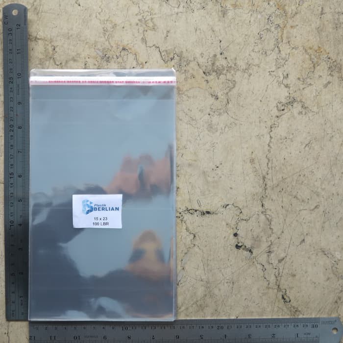 

Ready Stok Plastik OPP 15X23CM KW1 100LBR Lem atau Seal Limited