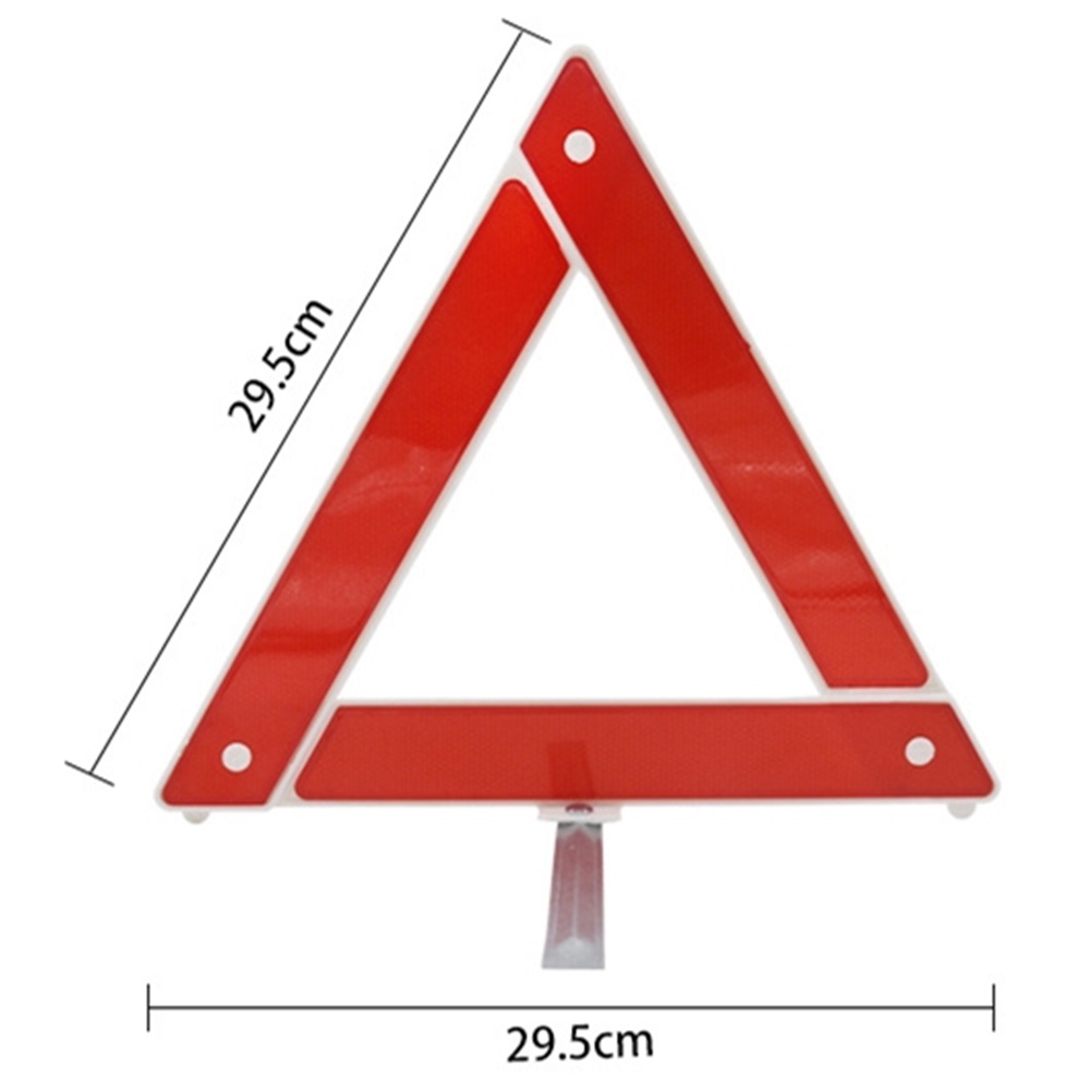 Segitiga Pengaman Reflektor Mobil Darurat Lipat Rangkat Rakit  Emergency Triangle Warning Sign IZY