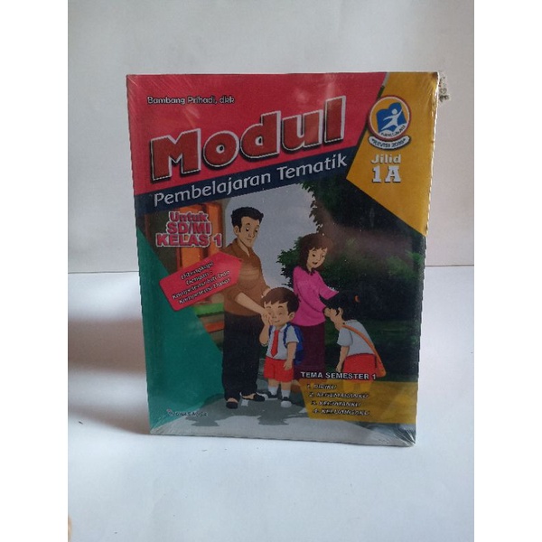 buku modul pembelajaran Tematik Kelas 1 jilid 1A