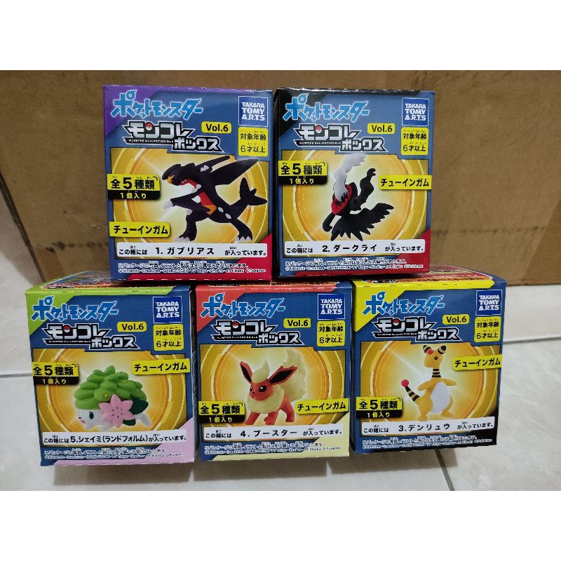 Takara Tomy Pokemon Moncolle Vol.6 Set of 5