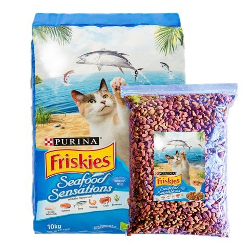 Makanan Kucing Friskies Adult seafood sensation 1KG Cat Food Dry FRIESKIES