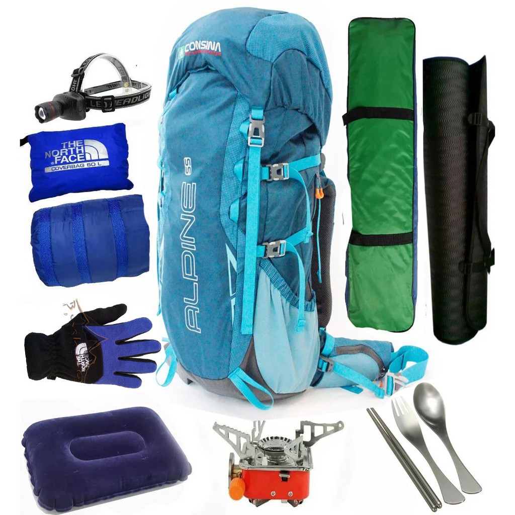 Paket perlengkapan camping