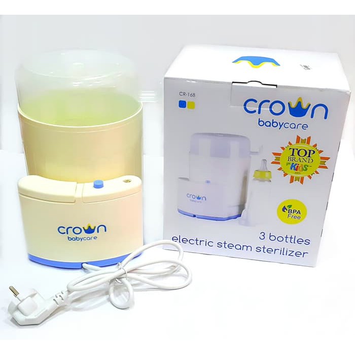Steril botol,sterial isi 3 untuk bayi, steril botol merk crown