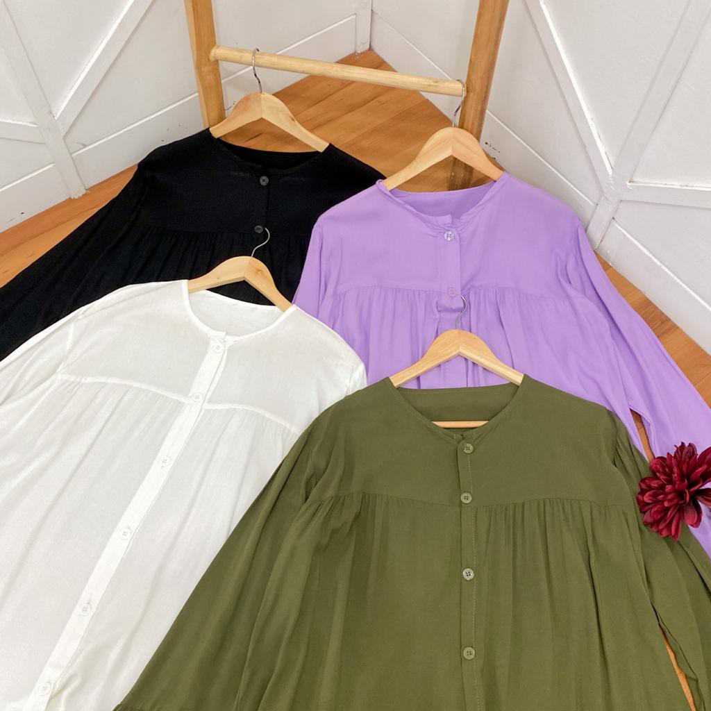 PROMO JELITA BLOUSE - blouse wanita / blouse kekinian / blouse cantik / simple blouse / blouse polos