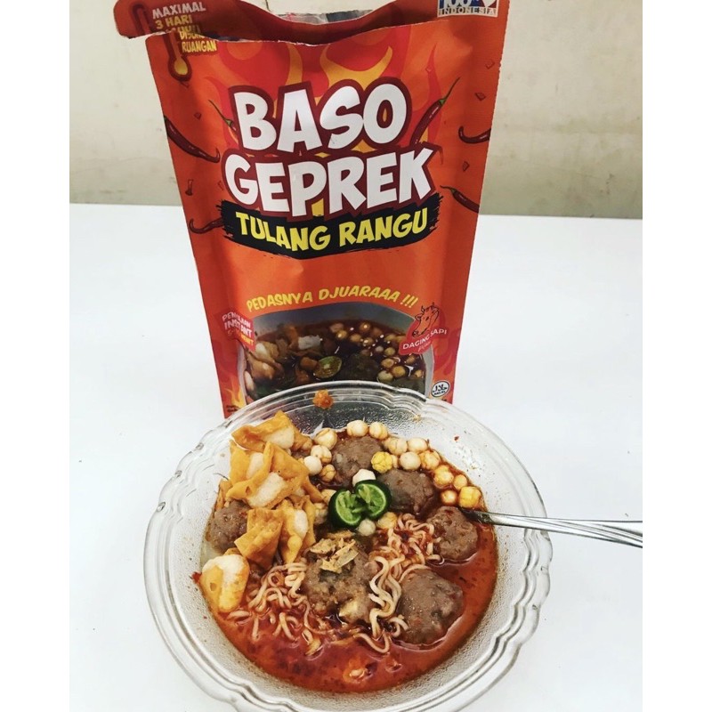 

Baso aci bumbu GEPREK