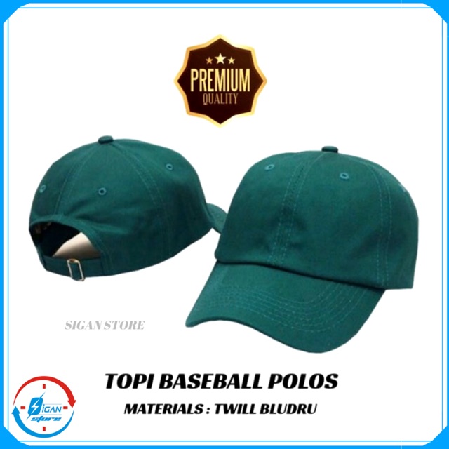 Topi Baseball -Hijau Tosca