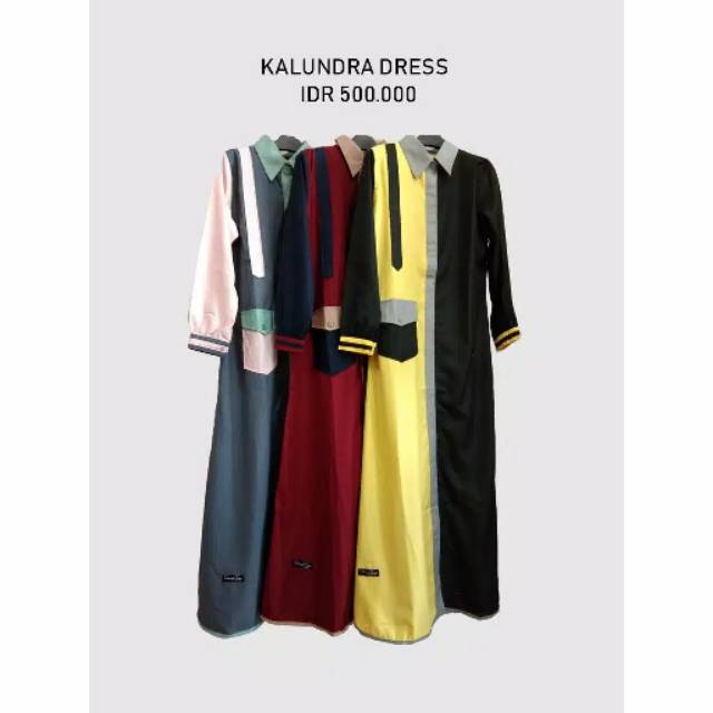 Gamis Casual Second Sign Kalundra Dress