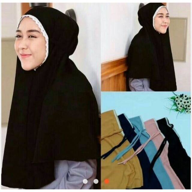 Bergo Al Azhar  / Jilbab al-azhar  / khimar instan cantik