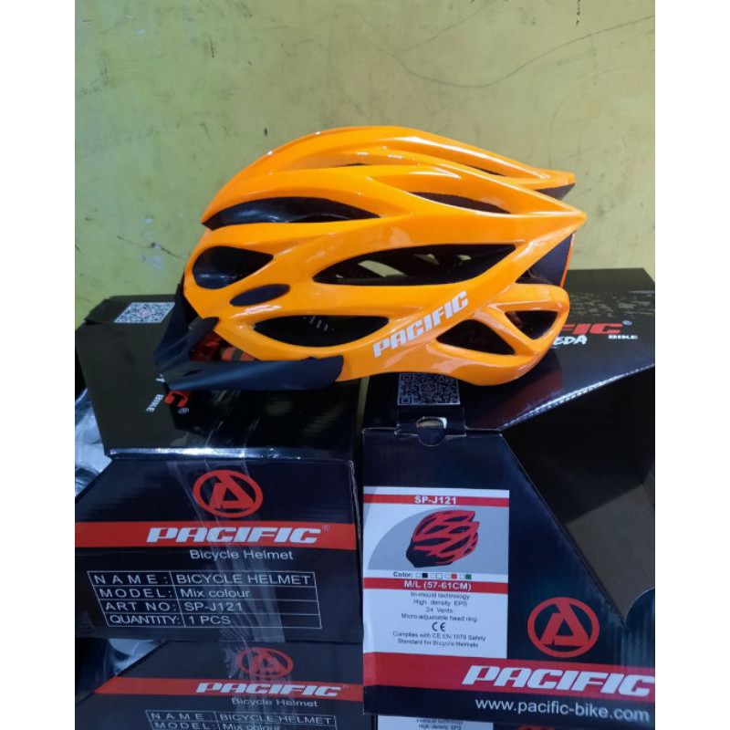 Helm sepeda pasific SP-J121 Orange