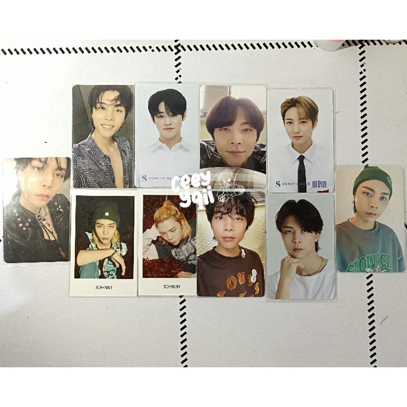 PC RENJUN CHENLE SOMETHINC JOHNNY STICKER SG 22 POLA WORK IT NCT DREAM NCT 127